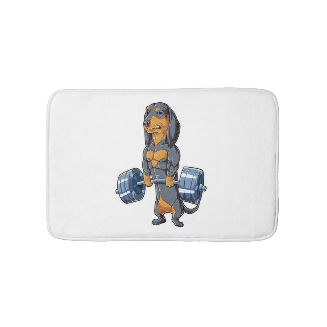 Tapete De Banheiro Dachshund Weight (frente)