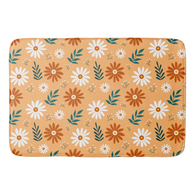 Tapete De Banheiro Daisies Bath Mat (Frente)