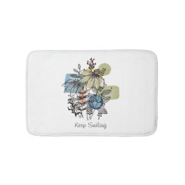 Tapete De Banheiro Daisy Doodle Em Tinta E Aquarela