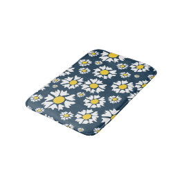 Tapete De Banheiro Daisy Pattern, Floral Pattern, White Daisies