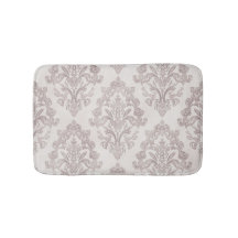 Damasceno Bege Suave Floral Clássico Aquarela