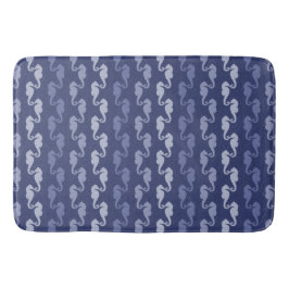 Tapete De Banheiro Dark Indigo Seacavalo Stripes Bath Mat