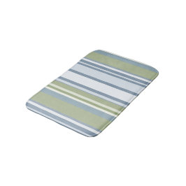 Tapete De Banheiro Dark Pastel Blue and Spring Rain Stripes