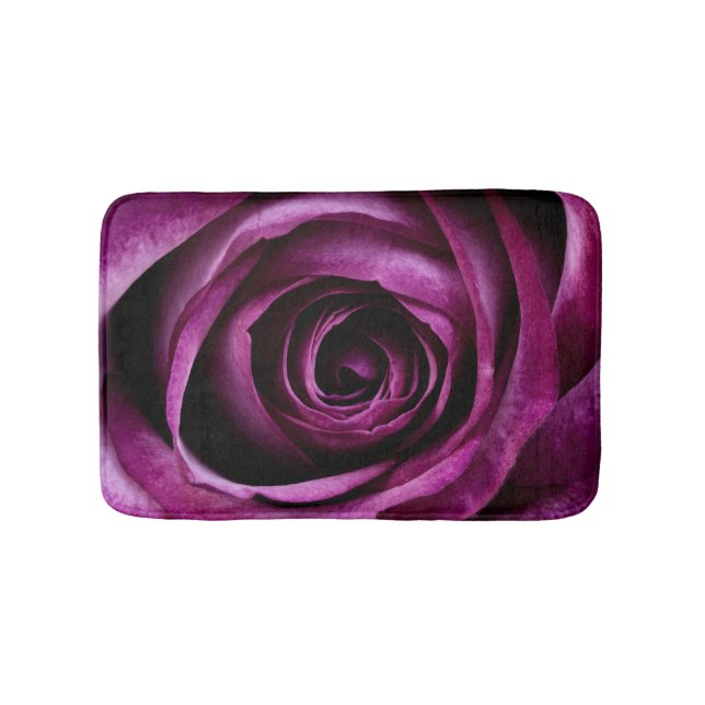 Tapete De Banheiro Dark Purple Rose (frente)