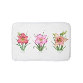 Tapete De Banheiro Daylily Garden