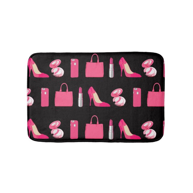 Tapete de banheiro de coisas giras (frente)