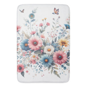 Tapete De Banheiro 🌸 de Sangue Atormentante Floral Elegante