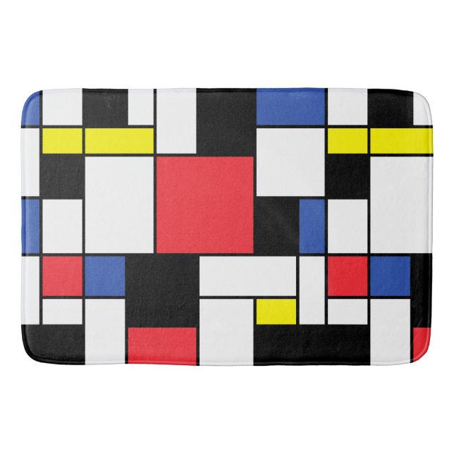 Tapete De Banheiro De Stijl Arte Neoplásica (Frente)