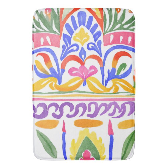 Tapete De Banheiro decor romeno tradicional (Frente Vertical)