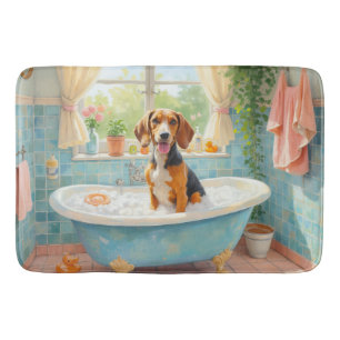 Tapete De Banheiro Decoração Alegre de Banheiro com English Foxhound
