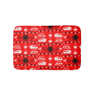 Tapete De Banheiro Decoração de acampamento de Caravana