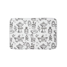 Decoração de Banheiro Vintage - Branco/Preto