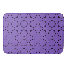 Tapete De Banheiro Decorativo roxo e preto