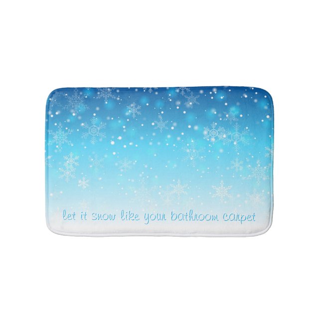 Tapete De Banheiro deixe nevar (frente)