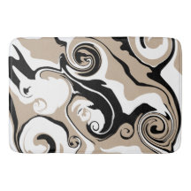 Derramar - Taupe, Preto e Branco