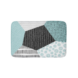 Tapete De Banheiro Desenho À Mão Livre abstrato: Contexto Artístico.