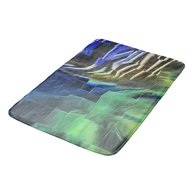 Tapete De Banheiro desenho do mosaico abstrato ligeiramente esculpido (Angulado)