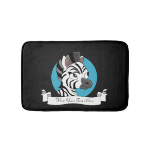 Tapete De Banheiro Desenhos animados bonitos da zebra