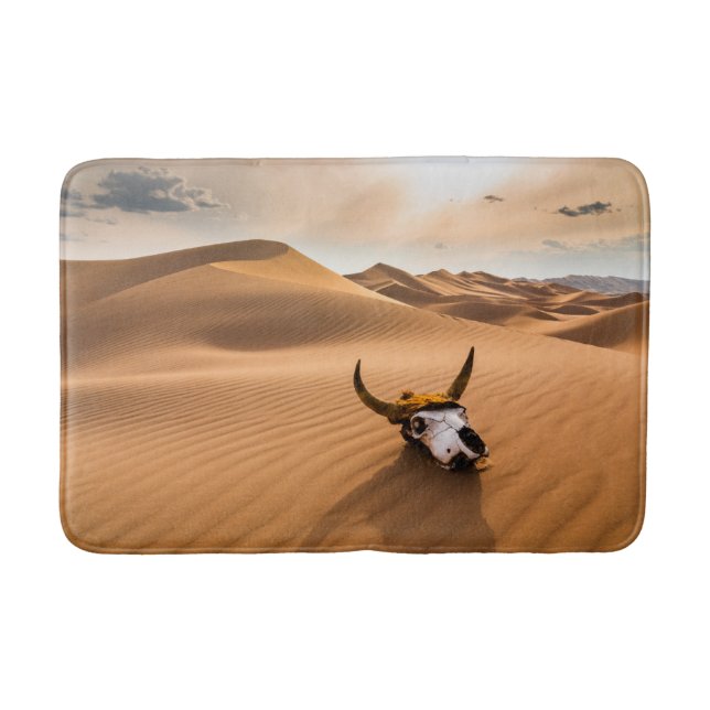 Tapete De Banheiro Desertos | Dunas De Areia De Vaca (Frente)