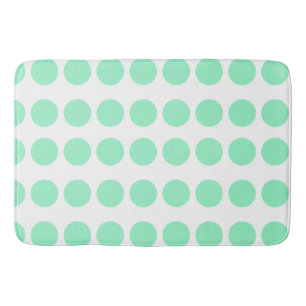 Tapete De Banheiro Design Bolinhas Verde