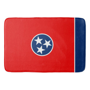 Tapete De Banheiro Design da bandeira do estado de Tennessee