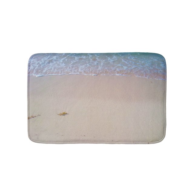 Tapete De Banheiro Design da Bath Mat de praia personalizada (frente)