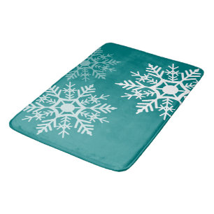 Tapete De Banheiro Design de Estrelas de Neve - Matriz de Banho