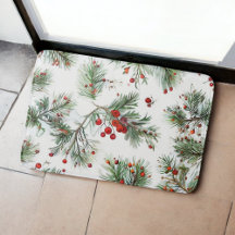 Design de Férias Woodland Pine & Red Berries