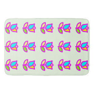 Tapete De Banheiro Design DE FLOR TULIP PARA A SUA MESA