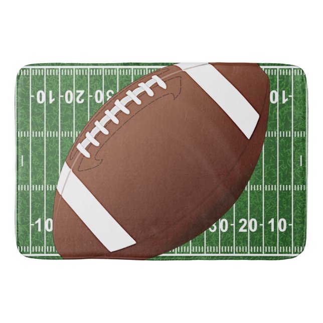 Tapete De Banheiro Design de futebol Bath Mat (Frente)