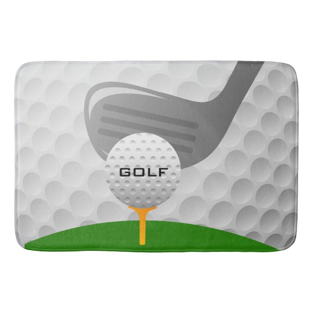 Tapete De Banheiro Design de Golfe Mat (Frente)