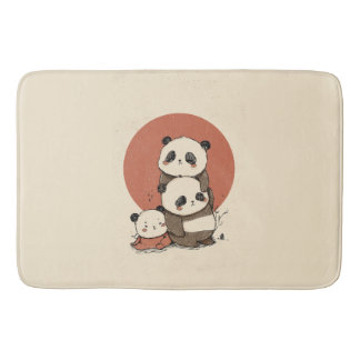 Tapete De Banheiro Design de Pandas Cuecas