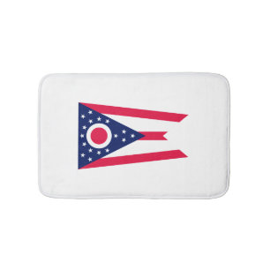 Tapete De Banheiro Design de Sinalizador do Estado de Ohio