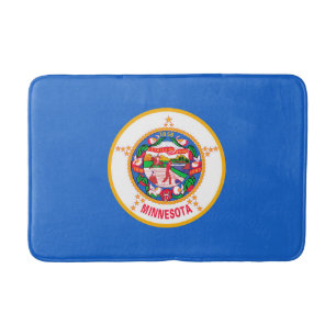 Tapete De Banheiro Design de Sinalizador do Estado do Minnesota