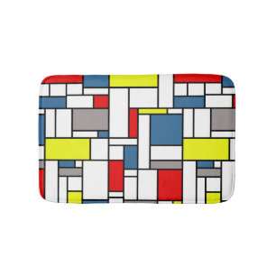 Tapete De Banheiro Design do estilo de Mondrian