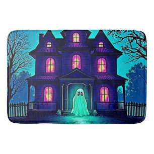 Tapete De Banheiro Design do Halloween Ghost House