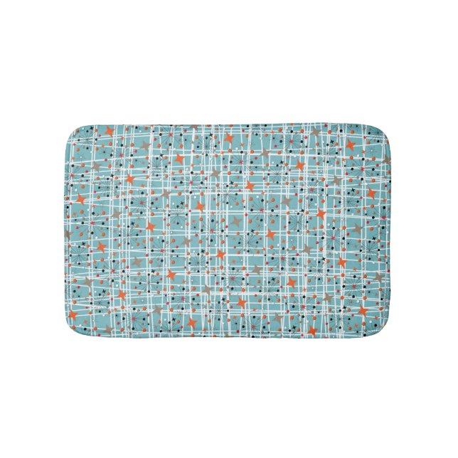 Tapete De Banheiro Design do Impulso Atômica Icônico de 1950 (frente)