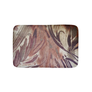 Tapete De Banheiro Design floral abstrato 2 de Brown
