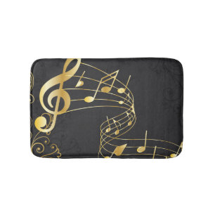 Tapete De Banheiro Design luxuoso real da nota musical