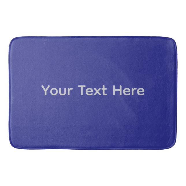 Tapete De Banheiro design personalizado azul (Frente)