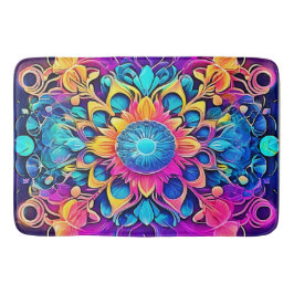 Tapete De Banheiro Design Psychedelic Mandala