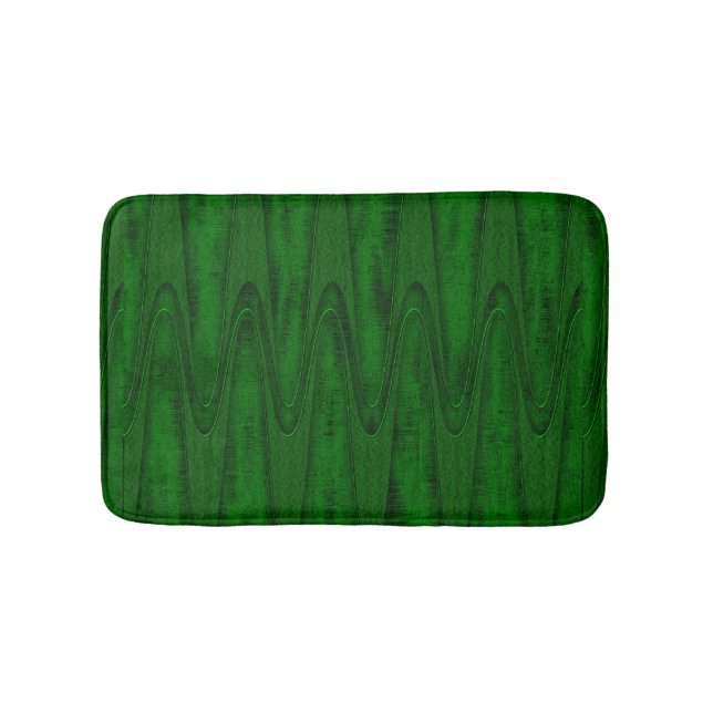 Tapete De Banheiro Design verde Hunter (frente)