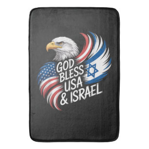 Tapete De Banheiro Deus Abençoe a Israel dos EUA