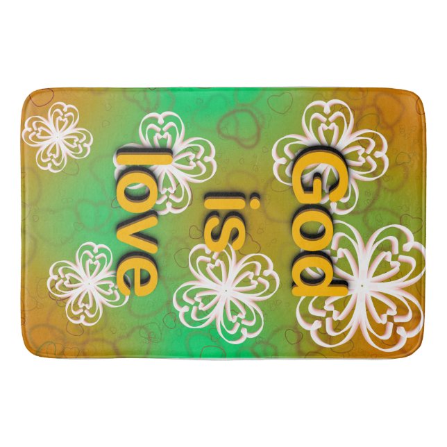 Tapete De Banheiro Deus é amor (Frente)