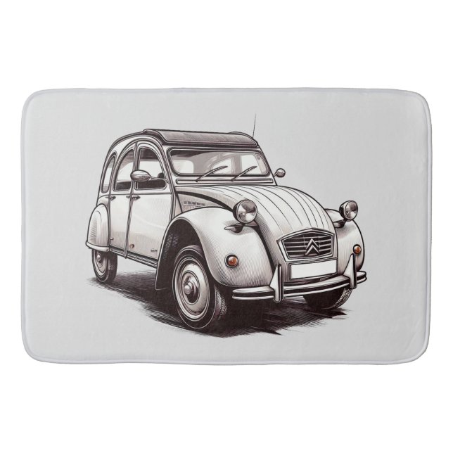 Tapete De Banheiro Deux Chevaux (Frente)