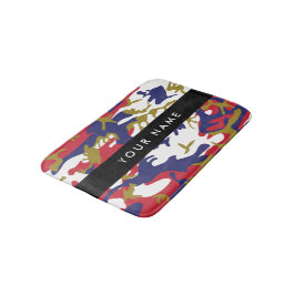 Tapete De Banheiro Dia da Independência Camuflagem Seu nome Personali