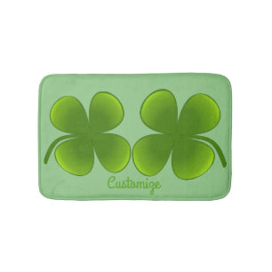 Tapete De Banheiro Dia de São Patrício Shamrocks Thunder_Cove