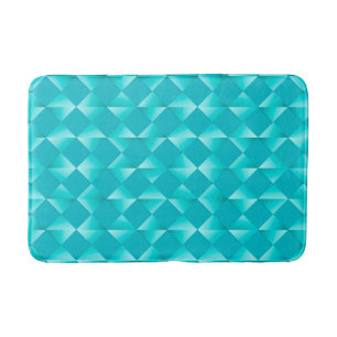 Tapete De Banheiro Diamantes Satin do Século médio - Turquesa & aqua