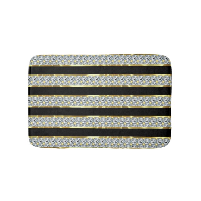 Tapete De Banheiro Diamantes Stripes (frente)