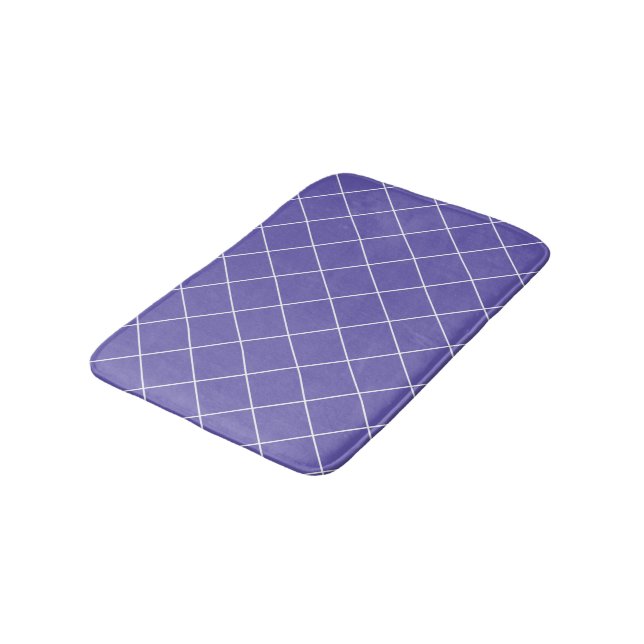Tapete De Banheiro Diamond Pattern purple (Angulado)